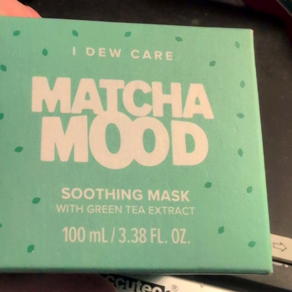 I Dew Care Matcha Mood🫧 Soothing Mask with Green Tea Extract NIB NEW IN BOX